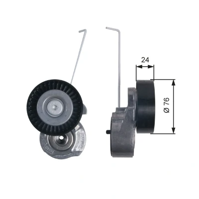 Kuva GATES T38495 Kiristysrulla FleetRunner Micro V Stretch Fit VOLVO: V70 3, XC70 II Farmari, XC60 I