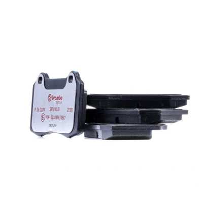Kuva BREMBO P 36 020X Jarrupalat Ilman kulumisenilmaisinta tarvikkeita VOLVO: V70 2, S60 I, JAGUAR: S Type, XK 8 Coupe, XJ Sedan