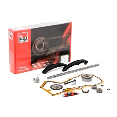 Kuva FAI AutoParts TCK211VVT Jakoketjusarja Tiivisteillä, Hammaspyörillä Yksinkertainen, Ketju hiljainen VOLKSWAGEN: Golf 5, Beetle Hatchback