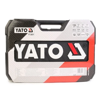Kuva YATO YT 38811 Työkalusarja 150 12,5 (1/2&quot;), 10 (3/8&quot;), 6,3 (1/4&quot;)