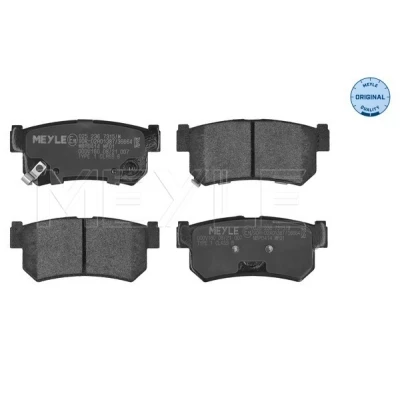 Kuva MEYLE 025 236 7315/W Jarrupalat ORIGINAL Quality Etuakseli akustisella kulumavaroittimella Huudonvaimennuspellillä SSANGYONG: Actyon Sports I Pick up