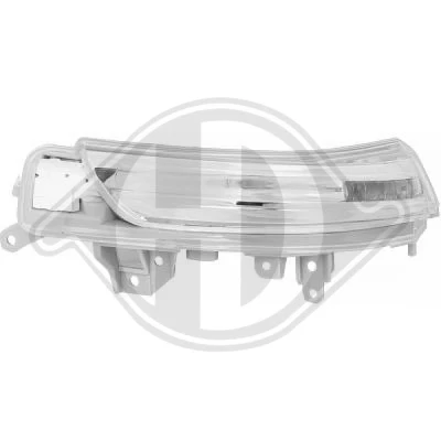 Kuva DIEDERICHS 6645026 Vilkku valkoinen Oikea ulkopeili TOYOTA: Prius III Hatchback