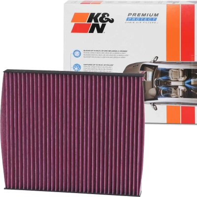 Kuva K&amp;N Filters DVF5002 Raitisilmasuodatin Aktiivihiilisuodatin 248 32 neliönmuotoinen VOLKSWAGEN: Polo V Hatchback, IV SKODA: Fabia 2