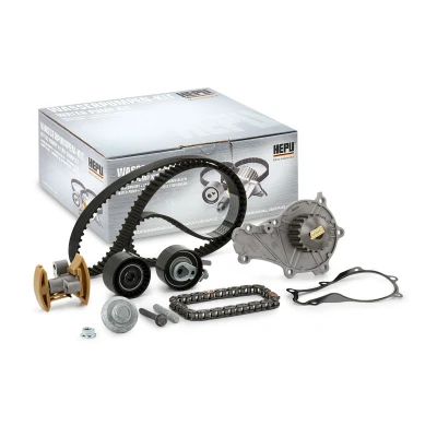 Kuva HEPU PK08030XT Vesipumppu + Jakohihnasarja XT Professional 137 PEUGEOT: 307 Farmari, 407 SW, Hatchback, VOLVO: V70 3, V50, S40 II