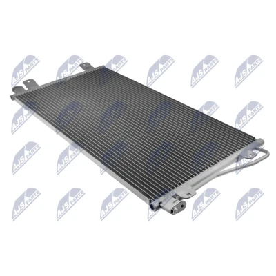 Kuva NTY CCS NS 021 Ilmastoinnin Lauhdutin ilman vedenerotinta Alumiini 690 R 134a NISSAN: Interstar Van, Bussi, RENAULT: MASTER 2 Kasten