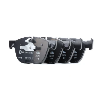 Kuva ATE Ceramic 13.0470 7231.2 Jarrupalat Kulumisenilmaisemelle, Ilman kulumisenilmaisinta BMW: X5, X6