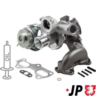 Kuva JP GROUP 3317400500 Turboahdin Pakokaasuahdin sis. tiivistesarjan
