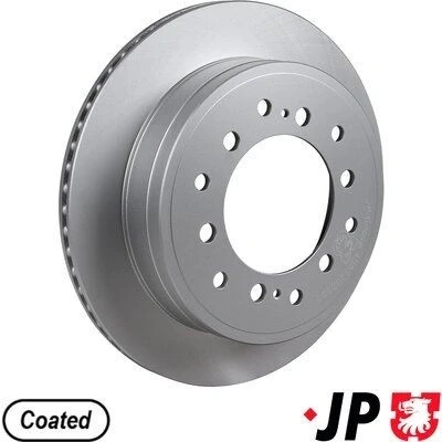 Kuva JP GROUP 4863202900 Jarrulevyt Taka akseli 312 18 6 tuuletettu sisältä pinnoitettu TOYOTA: Land Cruiser Prado 150