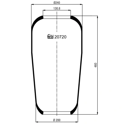 Kuva FEBI BILSTEIN 20720 Metallipalje, ilmajousitus