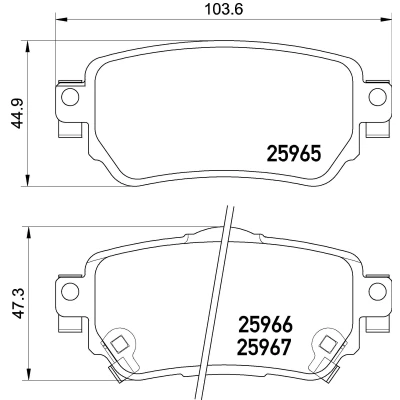 Kuva Jarrupalasarja, levyjarru BREMBO P 56 098E