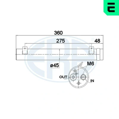 Kuva ERA 668030 Ilmastoinnin Kuivain MERCEDES BENZ: B sarja, A sarja