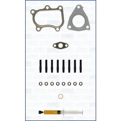 Kuva AJUSA JTC11550 Asennussarja Turboahdin with studs, syringe oil Tiivisteillä asennusohjeella