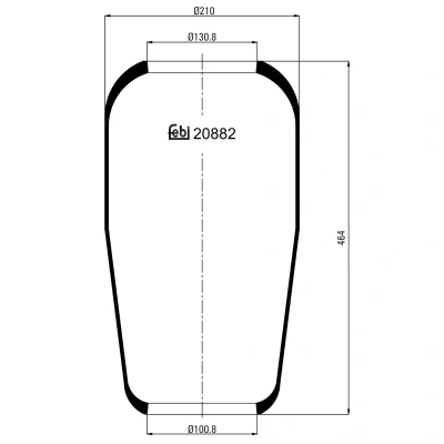 Kuva FEBI BILSTEIN 20882 Metallipalje, ilmajousitus