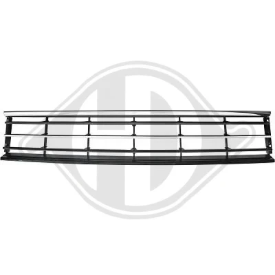 Kuva DIEDERICHS 2248043 Puskurin Ritilä kromattu raita Keskellä VOLKSWAGEN: Passat B7 Variant, Sedan
