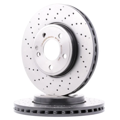 Kuva BREMBO COATED DISC LINE 09.B436.51 Jarrulevyt 295 28 5 rei&#039;itetty/tuuletettu sisältä pinnoitettu hiiliteräs Ruuveilla MERCEDES BENZ: B sarja