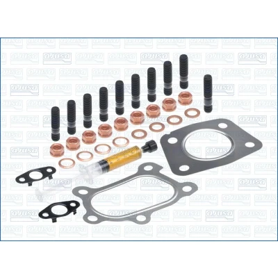 Kuva AJUSA JTC11770 Asennussarja Turboahdin with studs, syringe oil Tiivisteillä asennusohjeella MAZDA: 6 Sedan