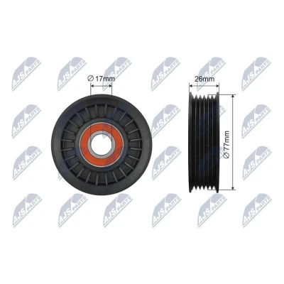 Kuva Kiristysrulla, moniurahihna JEEP COMMANDER, GRAND CHEROKEE II, III OE 53030958, 53030958AB, 53030958AC