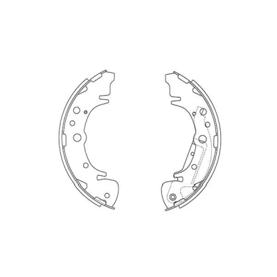 Kuva KAVO PARTS KBS 4412 Jarrukengät 254 50