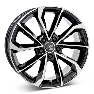 Kuva MSW 42 Gloss Black 8x19 5/112 ET35 B73.1