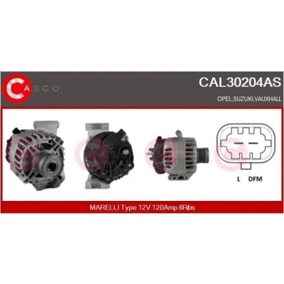 Kuva CASCO CAL15040GS Laturi 12V 220A FORD: Transit Mk7 Bussi, Van, Tourneo Custom V362 Bussi