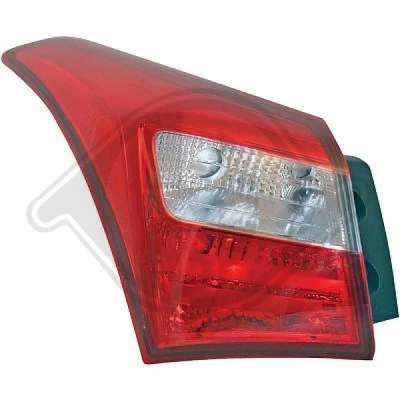 Kuva DIEDERICHS 6836091 Takavalot Vasen PY21W, P21W