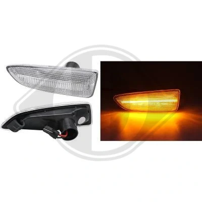 Kuva DIEDERICHS LID10447 Vilkku Asennus sivulle, Eteen, oikea, vasen LED OPEL: Astra J Sports Tourer, Hatchback, K Hatchback