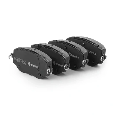 Kuva BREMBO P 68 073 Jarrupalat akustisella kulumavaroittimella Huudonvaimennuspellillä Ilman tarvikkeita RENAULT: Clio V Hatchback