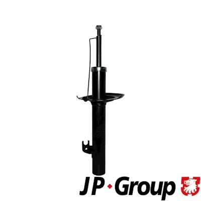 Kuva JP GROUP 3142100380 Iskunvaimentimet Etuakseli, oikea Kaasupaine Kaksiputki Joustintuki Tappi ylhäällä TOYOTA: Aygo, CITROËN: C1 I