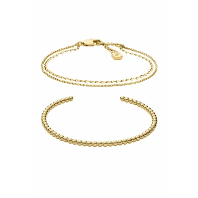 Kuva Fossil Jewelry Gold Coloured Copper Set JA7293SET