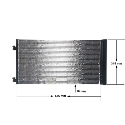 Kuva MAHLE ORIGINAL AC 751 000S Ilmastoinnin Lauhdutin Vedenerottimella 14 13,7 628 MINI: Hatchback