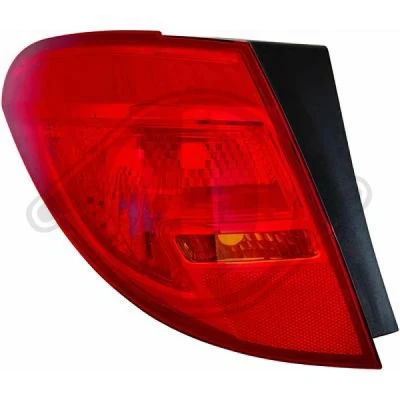 Kuva DIEDERICHS 1876090 Takavalot Oikea Uloin osa R5W Ilman lampun kantaa OPEL: Meriva B