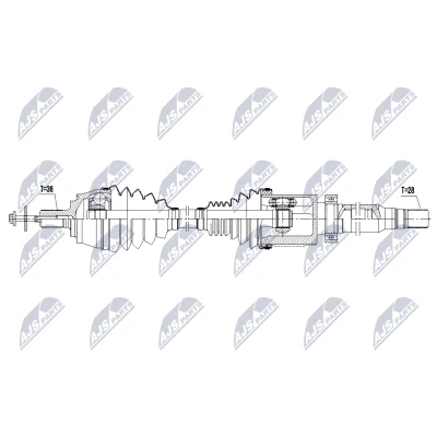 Kuva Vetoakseli NTY NPW VV 163