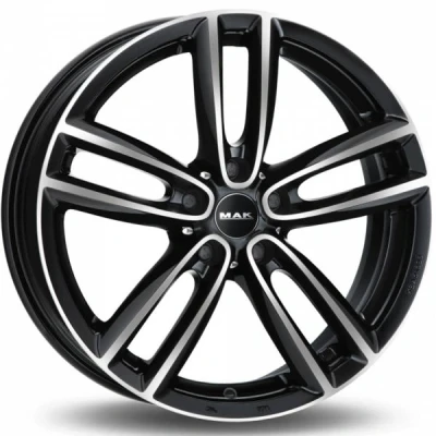 Kuva MAK Oxford Black Machined Face 7x18 5/112 ET54 B66.6