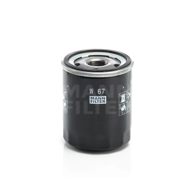 Kuva MANN FILTER W 67 Öljynsuodatin M 20 X 1.5 yhdellä peruutuksenestoventtiilillä Ruuvattava suodatin HONDA: CIVIC 7 Limousine, Jazz 3, 8