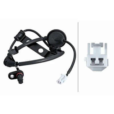 Kuva HELLA 6PU 358 251 081 ABS anturi Taka akseli johdon kiinnikkeet Hall 2 napaa 787mm