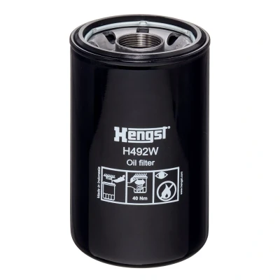 Kuva HENGST FILTER H492W Öljynsuodatin 1 1/2 12 U Ruuvattava suodatin