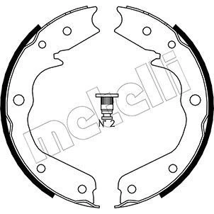 Kuva Jarrukenkäsarja, seisontajarru, Taka akseli ACURA, HONDA, ISUZU, OPEL, VAUXHALL OE 1605859, 1605914, 43155 S0X A02