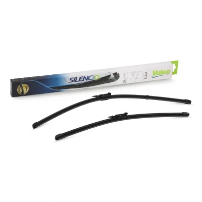 Kuva Pyyhkijänsulka Valeo Silencio X.trm, Flat Blade Set 574470 Edessä Rungottomat Top Lock BMW: 3 Touring, Sedan, GT, MERCEDES BENZ: A sarja