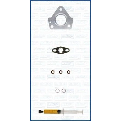 Kuva AJUSA JTC12137 Asennussarja Turboahdin with studs, syringe oil Tiivisteillä asennusohjeella