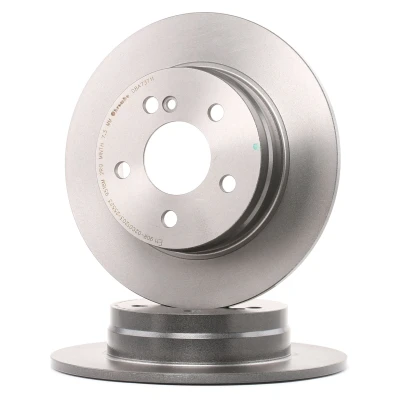 Kuva BREMBO COATED DISC LINE 08.A737.11 Jarrulevyt 278 9 5 täysi pinnoitettu hiiliteräs Ruuveilla MERCEDES BENZ: C sarja Sedan, T modell