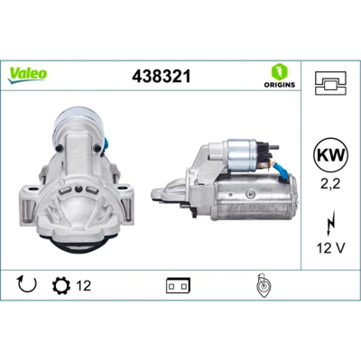 Kuva VALEO NEW ORIGINAL PART 438321 Starttimoottori 12 2,2 FORD: Transit Mk6 Van, Bussi, V363 Van