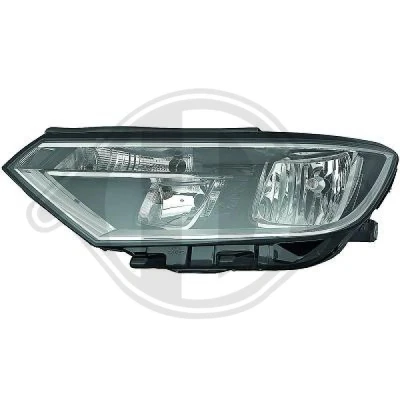 Kuva DIEDERICHS 2249080 Ajovaloumpio Oikea H7/H9 Halogeeni Oikeanpuoleiselle liikenteelle Valokorkeussäätimen moottorilla VOLKSWAGEN: Passat B8 Variant