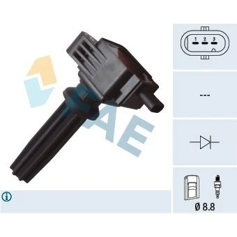 Kuva Sytytyspuola FORD, FORD USA, JAGUAR, LAND ROVER, VOLVO OE 5121001, 5153009, 5168444
