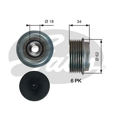 Kuva Vapaakytkin TOYOTA YARIS OE 2741533060