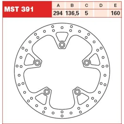 Kuva TRW MST391 Jarrulevyt 294 5