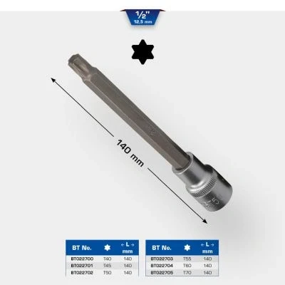 Kuva KS TOOLS BT022704 Hylsyavain T60 Torx