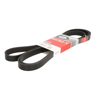 Kuva GATES Micro V 6PK2500 Moniurahihna 2500 6 Polyesteri, EPDM (eteenipropeeni dieeni kumi) AUDI: A6 C6 Avant, Sedan, A4 B8 Avant