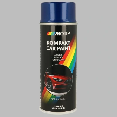 Kuva MOTIP 53991 Ajoneuvo yhdistelmämaali 400ml aerosoli sininen Kompakt gold metallic 12 ml