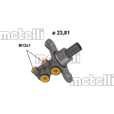 Kuva METELLI 05 1228 Jarrupääsylinteri 23,81 Alumiini