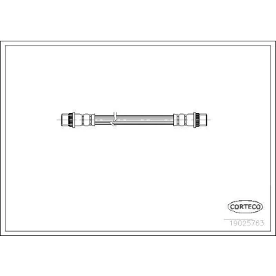 Kuva CORTECO 19025763 Jarruletku Taka akseli 200 PEUGEOT: 206 Hatchback